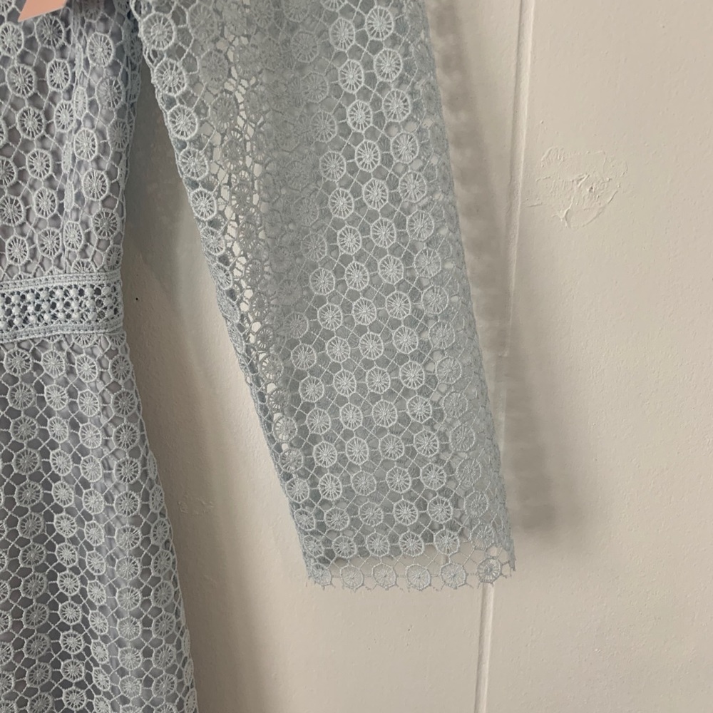 Rachel Parcell Light Blue Lace Midi Dress - Picture 4 of 6